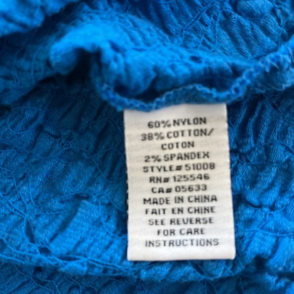 Habitat Pucker Weave Cardigan Jacket Sz L - Picture 5 of 5